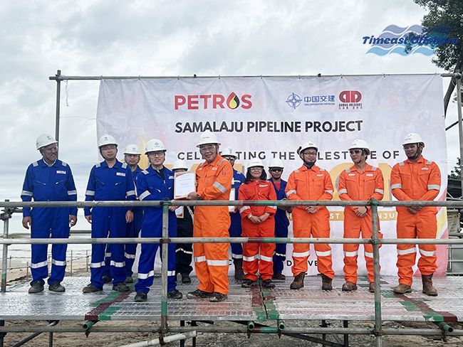 “百万工时零事故”——55世纪海工树立国际项目安全新标杆 “百万工时零事故”——55世纪海工树立国际项目安全新标杆