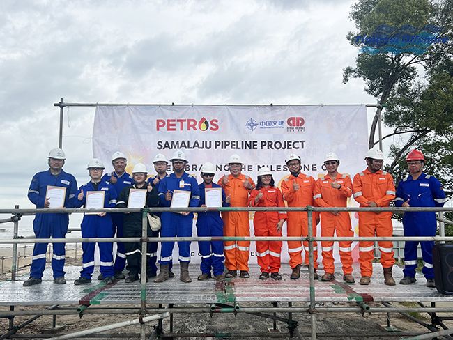 “百万工时零事故”——55世纪海工树立国际项目安全新标杆 “百万工时零事故”——55世纪海工树立国际项目安全新标杆